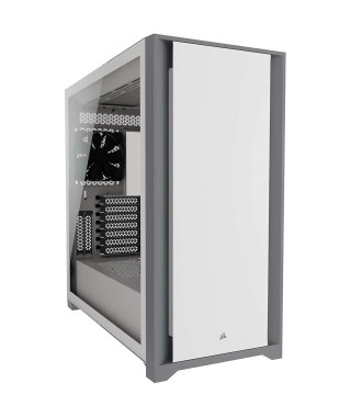 CORSAIR Boîtier PC 5000D - Verre Trempé Moyen-Tour ATX  - Blanc (CC-9011209-WW)