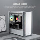 CORSAIR Boîtier PC 5000D - Verre Trempé Moyen-Tour ATX  - Blanc (CC-9011209-WW)