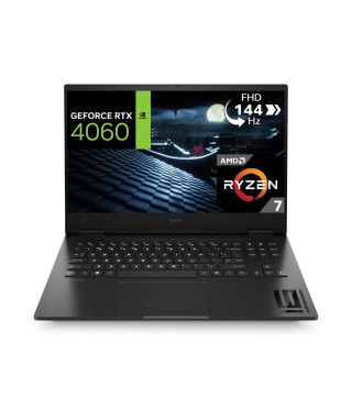 PC Portable OMEN HP 16-xd0025nf -16,1 FHD - Ryzen 7-7840HS - RAM 16Go - 512Go SSD -NVIDIA  RTX 4060 8Go- sans Windows - AZERTY
