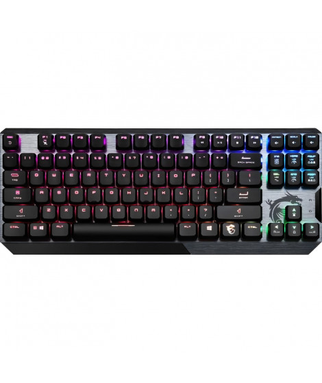 MSI - Clavier mécanique LED RGB - VIGOR GK50 LOW PROFILE TKL FR