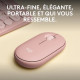 LOGITECH - Souris sans fil - Pebble Mouse 2 M350s - Rose - (910-007014)