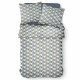 PARURE DE LIT TODAY - HOUSSE DE COUETTE 220X240 + 2 TAIES D OREILLER 63X63 - 100% COTON 57 fils - Mawira 2.19