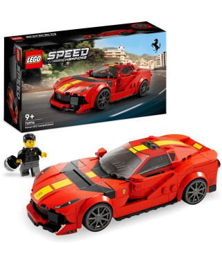 LEGO Speed Champions 76914 Ferrari 812 Competizione, Kit de Maquette de Voiture de Sport