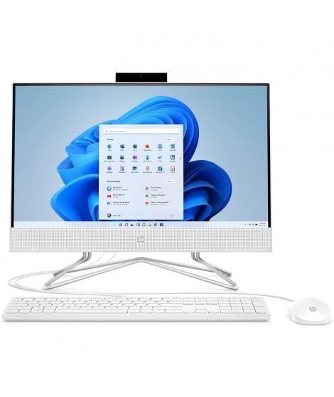 PC de Bureau HP All-in-One 22-dd0194nf - 21,5 FHD - Intel Celeron J4025 - RAM 8Go - 256Go SSD - Windows 11 - Clavier + Souris