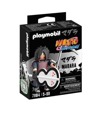 PLAYMOBIL - Naruto Shippuden - Figurine Madara avec accessoires - 8 pieces