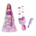 BARBIE - BARBIE TRESSES MAGIQUES        - poupée - 3 ans et +