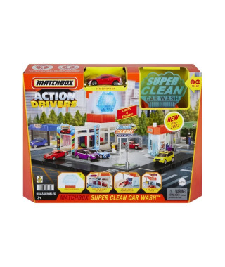 Matchbox - Playset Station De Lavage Mbx  - Vehicules - 3 Ans Et +