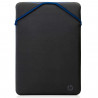 Housse de protection réversible HP 15,6 pour ordinateur portable - Bleu