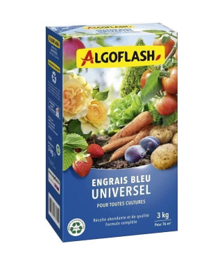 Engrais Bleu Universel - ALGOFLASH NATURASOL - 3 kg