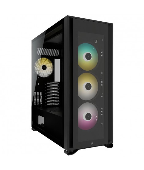 CORSAIR Boîtier PC iCUE 7000X RGB Verre Trempé - Noir (CC-9011226-WW)