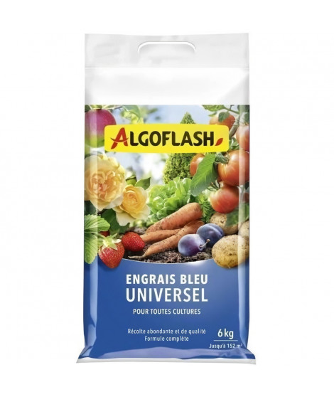 Engrais Bleu Universel - ALGOFLASH NATURASOL - 6 kg
