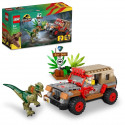 LEGO Jurassic Park 76958 L'Embuscade du Dilophosaure, Jouet de Dinosaure avec Voiture Jeep