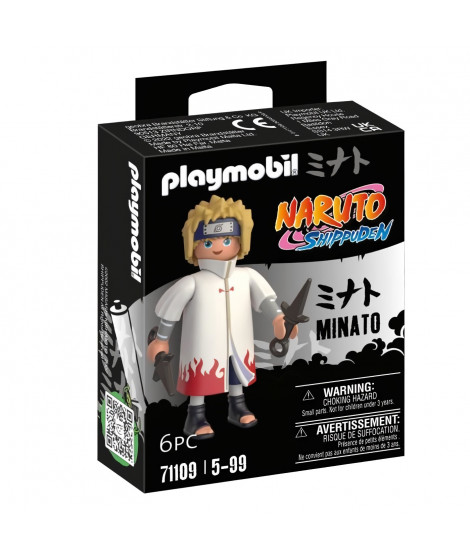 PLAYMOBIL - Naruto Shippuden - Minato - Figurine de manga ninja avec accessoires