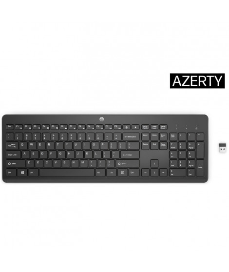 Clavier sans fil HP 230 - Noir - AZERTY