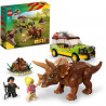 LEGO Jurassic Park 76959 La Recherche du Tricératops, Jouet de Voiture avec Figurine Dinosaure