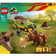 LEGO Jurassic Park 76959 La Recherche du Tricératops, Jouet de Voiture avec Figurine Dinosaure