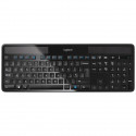LOGITECH - Clavier sans fil solaire K750 - AZERTY - Noir