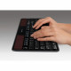 LOGITECH - Clavier sans fil solaire K750 - AZERTY - Noir