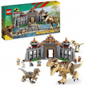 LEGO Jurassic Park 76961 Le Centre des Visiteurs : l'Attaque du T. Rex et du Vélociraptor, Jouet