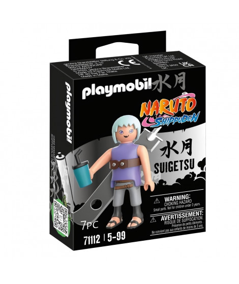 PLAYMOBIL - Naruto Shippuden - Suigetsu - Figurine avec épée de Zabuza et gobelet