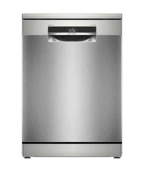 Lave-vaisselle pose libre BOSCH SMS6EDI06E SER6 - 13 couverts - Induction - L60cm - 42dB - Gris Inox