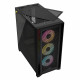 Boitier PC - CORSAIR - iCUE 4000D RGB Airflow - Moyen-tour - 3 ventilateurs AF120 RGB ELITE - Noir