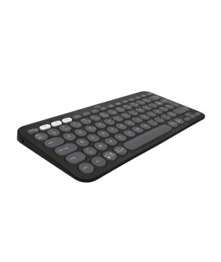 LOGITECH - Clavier sans fil - Pebble Keys 2 K380s - Bluetooth - Bouton Easy-Switch - Graphite - (920-011803)