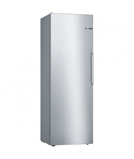 Réfrigérateur pose-libre - BOSCH KSV33LEP SER4 - 1 porte - 324 L - H176xL60xP65 cm - Inox