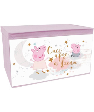 FUN HOUSE Peppa Pig Coffre a jouets - Pliable - 55,5 x 34,5 x 34 cm - Pour enfant