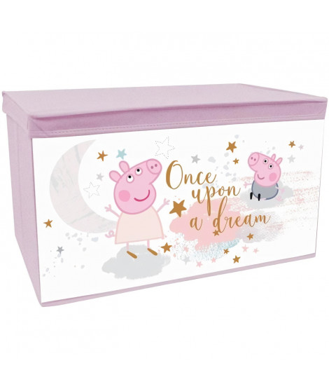 FUN HOUSE Peppa Pig Coffre a jouets - Pliable - 55,5 x 34,5 x 34 cm - Pour enfant