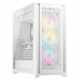 Boitier PC - CORSAIR - iCUE 5000D RGB Airflow - Moyen-tour - 3 ventilateurs AF120 RGB ELITE - Blanc
