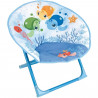 Fun house ma petite carapace siege lune pliable tortues aquatiques pour enfant h.47 x l.54 x p.42 cm