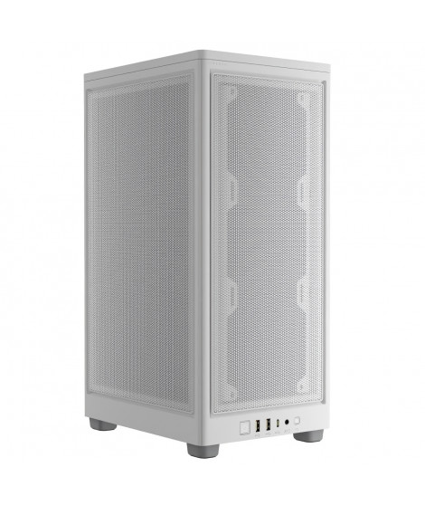 Boitier PC - CORSAIR - iCUE 2000D Airflow - Mini ITX - Panneaux en acier - Ventilateur AF120 SLIM inclus - Blanc - (CC-901124…