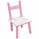 FUN HOUSE - Table licorne h 41,5 cm x l 61 cm x p 42 cm avec une chaise h 49,5 cm x l 31 cm x p 31,5 cm pour enfant