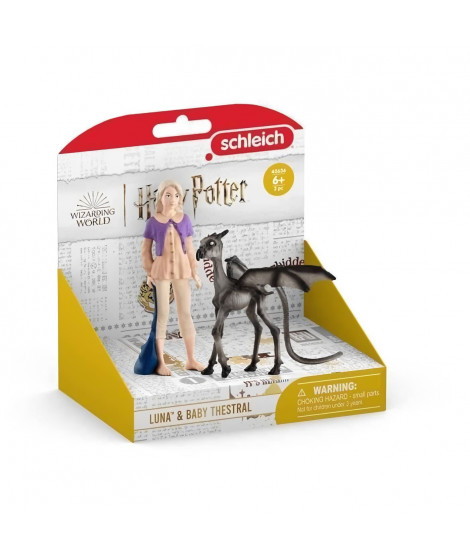 SCHLEICH - Luna et Bébé Sombral - 42636 - Gamme Harry Potter