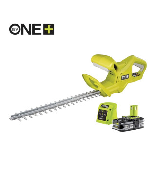 Taille-haies LINEA Ryobi One + RY18HT40A115 - lames 40 cm - écartement 22 mm - 1 batterie lithium+ 18V 1,5 Ah et 1 chargeur 1…