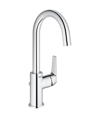 Robinet salle de bains - GROHE Start Flow - Mitigeur monocommande - Taille L - Chromé - Economie d'eau - 23811000