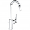 Robinet salle de bains - GROHE Start Flow - Mitigeur monocommande - Taille L - Chromé - Economie d'eau - 23811000