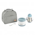 BEABA, Set repas bébé on-the-go, windy blue