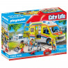 PLAYMOBIL - 71202 - City Action Les Secouristes - Ambulance avec effets lumineux et sonore