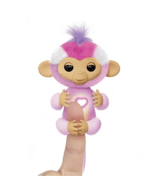 LANSAY- HARMONY - Petit singe interactif - FINGERLINGS - figurine