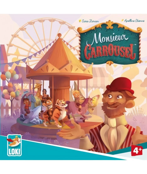 MONSIEUR CARROUSEL - Jeu de société - Coopératif - Des 4 ans - LOKI - 51572