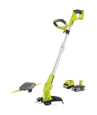 Coupe-bordures hybride 18V ONE+ RYOBI RLT1831H25FPK - Diametre de coupe 25-30 cm + 1 batterie 2,5 Ah et 1 chargeur +  RAC155 …