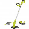 Coupe-bordures hybride 18V ONE+ RYOBI RLT1831H25FPK - Diametre de coupe 25-30 cm + 1 batterie 2,5 Ah et 1 chargeur +  RAC155 …