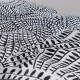 Parure de lit 2 personnes -TODAY - 240x200 cm - 100% Coton - Noir et Blanc