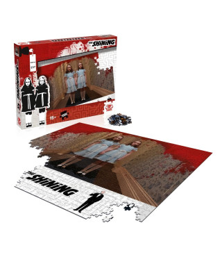 Puzzle Horreur The Shining 1000 Pieces - Winning Moves - Cinéma et Publicité - Marron - A partir de 18 ans