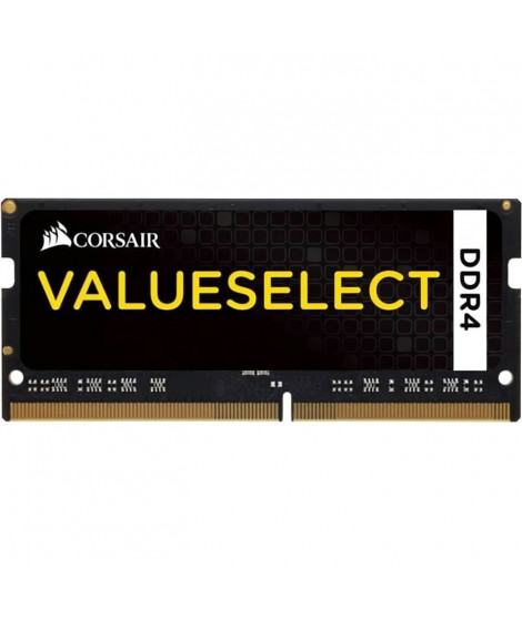 CORSAIR Mémoire PC Portable DDR4 - Value Select 4 Go (1 x 4 Go) - 2133 MHz - CAS 15 (CMSO4GX4M1A2133C15)