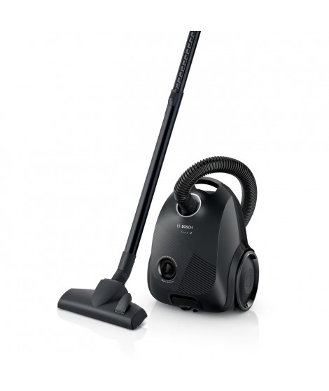 BOSCH GL20S Noir - Aspirateur avec sac - 600 W - Niveau sonore 80 dB