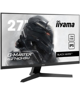 Ecran PC Gamer - IIYAMA G2740HSUB1 G-Master Black Hawk - 27 FHD - Dalle IPS - 1 ms - 75Hz - HDMI / DisplayPort - AMD FreeSync