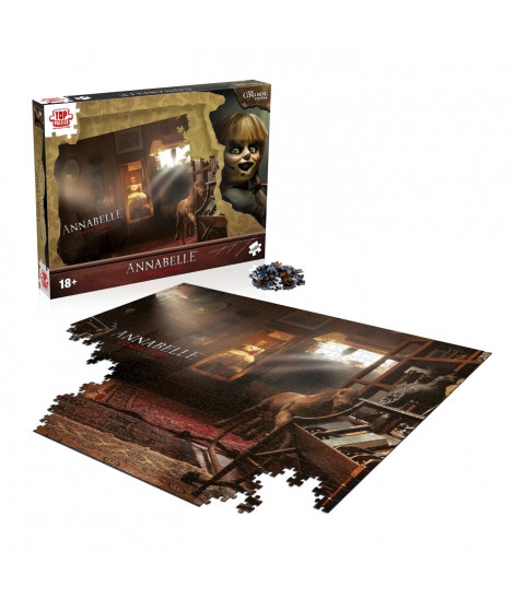 Puzzle Horreur Annabelle 1000 pieces - Winning Moves - Cinéma et publicité - Licence Disney